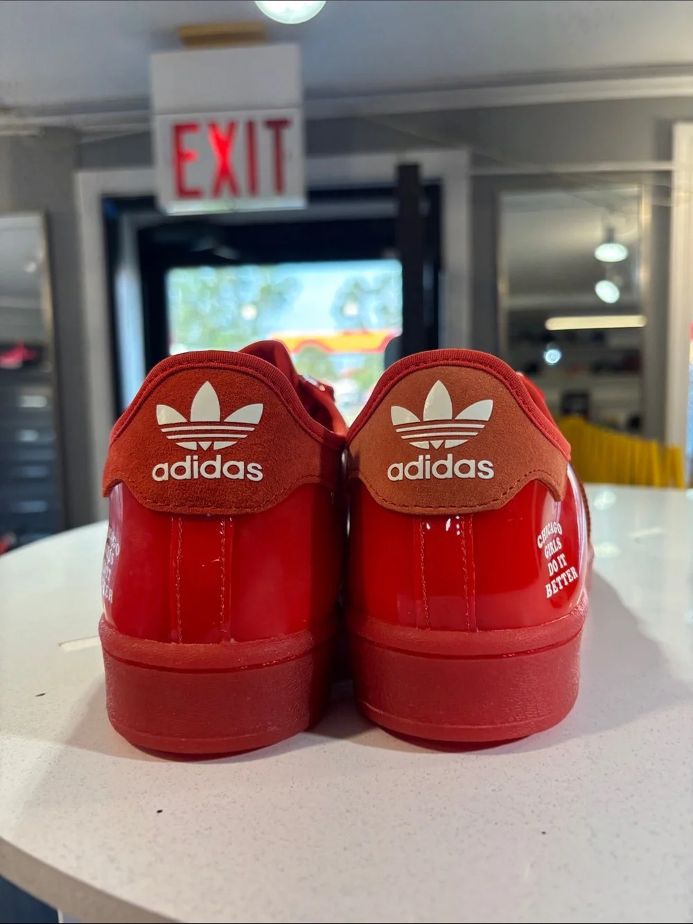 Adidas SuperStar ASW DES Size 8.5 CHICAGO GIRLS Limited Edition RED